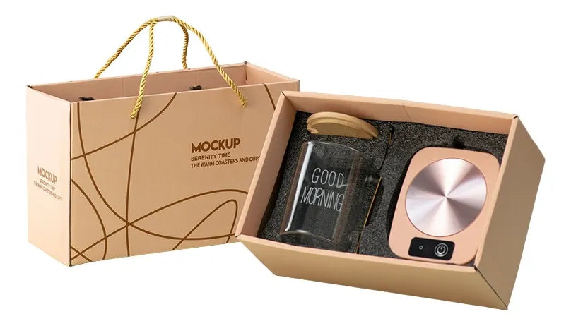 Taza termostática para calentar.