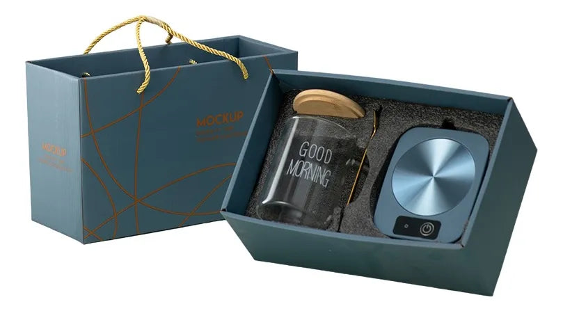 Taza termostática para calentar.