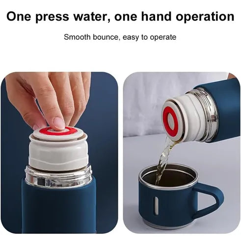 Termo con tres tazas.