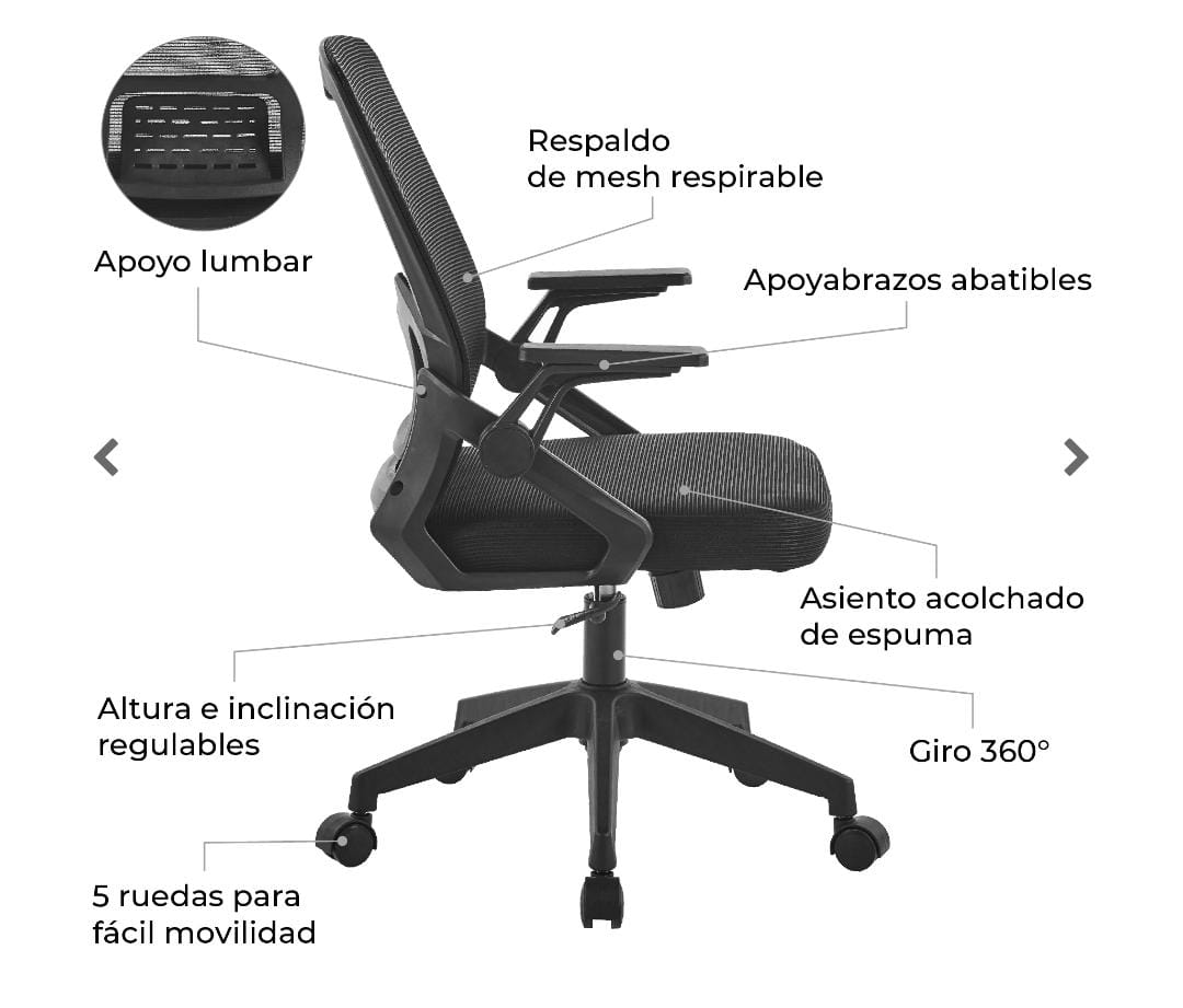 Silla de oficina.