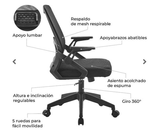 Silla de oficina.