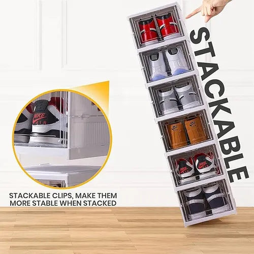 Zapatero de una fila de seis niveles.