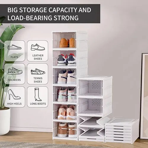 Zapatero de una fila de seis niveles.