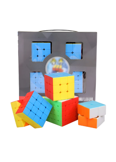 Pack 4 Cubos Tipo 2x2, 3x3, 4x4, 5x5 Color de la estructura Fondo de color