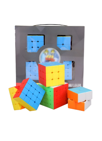 Pack 4 Cubos Tipo 2x2, 3x3, 4x4, 5x5 Color de la estructura Fondo de color