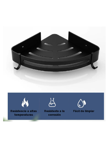 Organizador de Ducha Cocina Repisa Acero Inoxidable Adhesivo