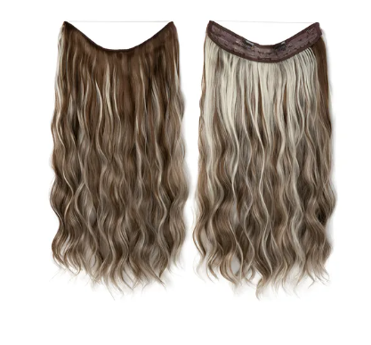 extensiones de cabello natural ondulado 24 pulgadas