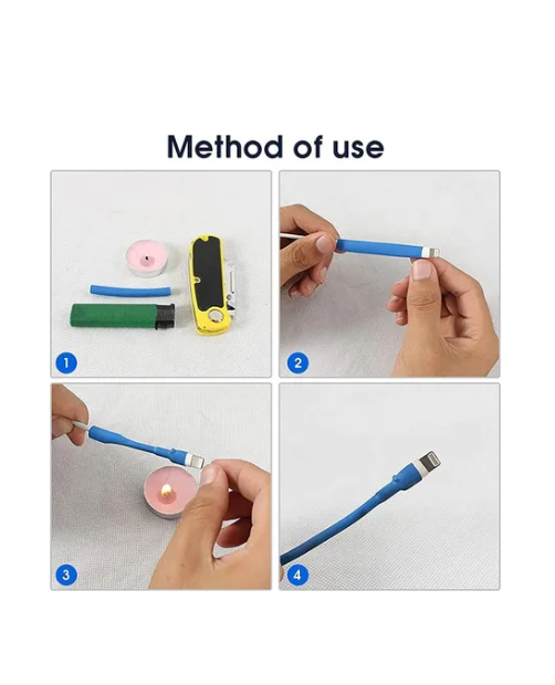 530 Tubos Termoretráctil Aislante Unión Cable Eléctrico
